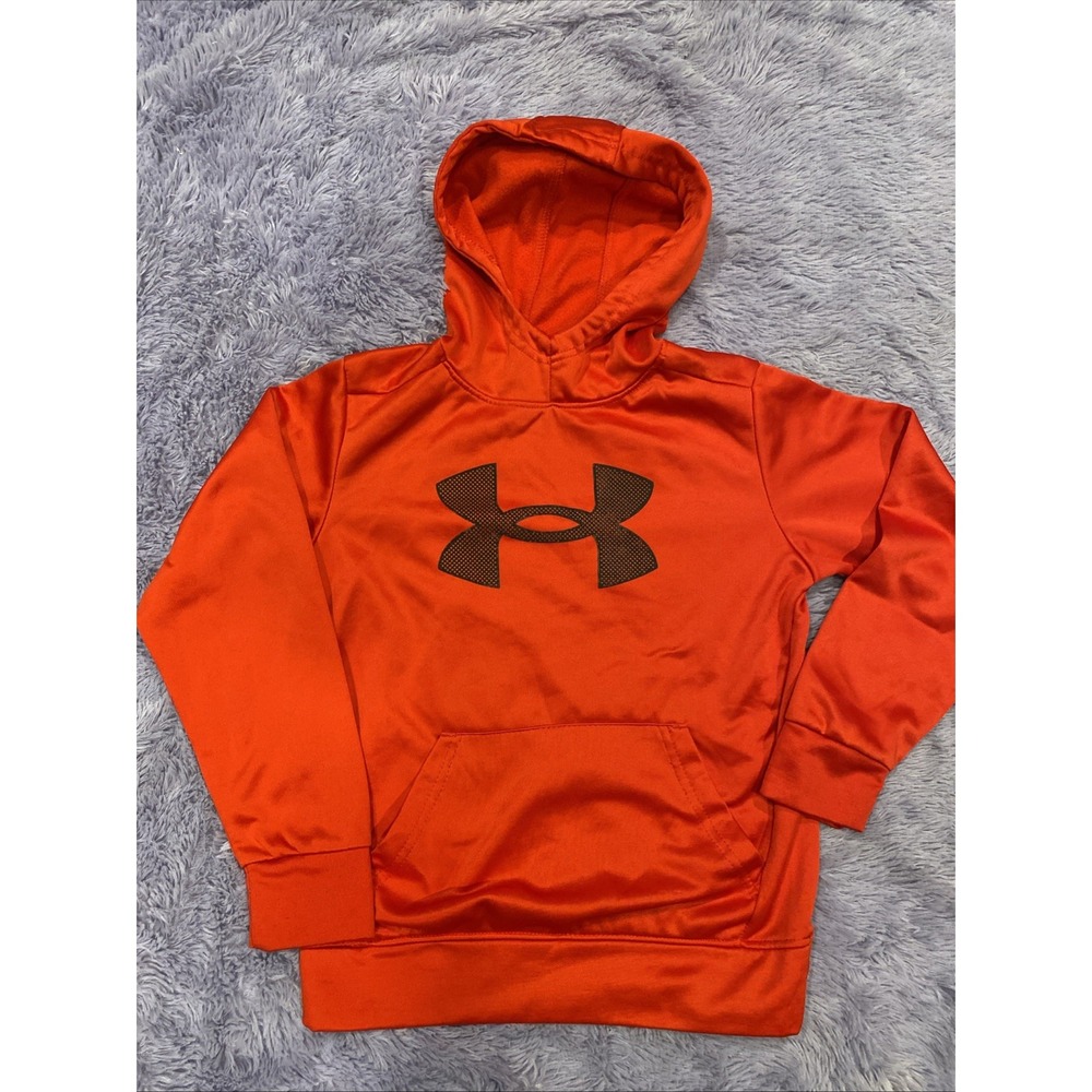 Under Armour Pullover Hoodie Youth Size Medium‎  Red Long Sleeve